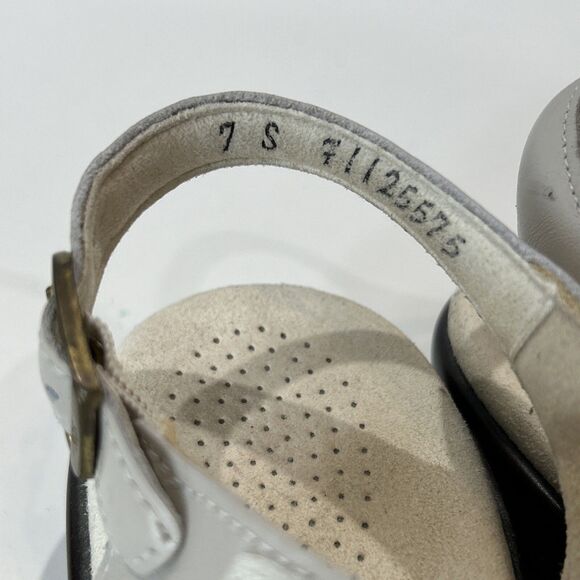 SAS San Antonio Shoe Sandals Women 7S (7AAA) Tripad Comfort Linen Shoes Narrow - Picture 7 of 14
